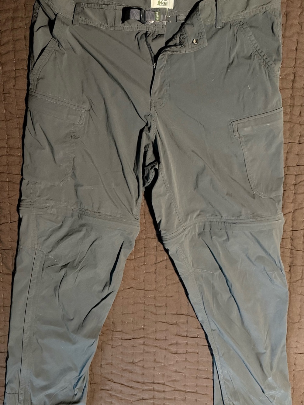 REI Men’s Cargo Pants — Charcoal Gray